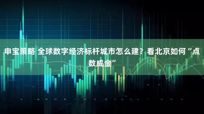 申宝策略 全球数字经济标杆城市怎么建？看北京如何“点数成金”